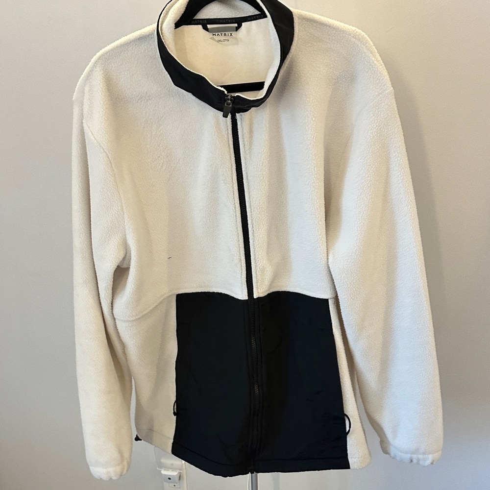 Matix White and Black Lightweight Jacket